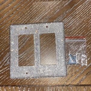 Blingy bling faux diamond outlet cover